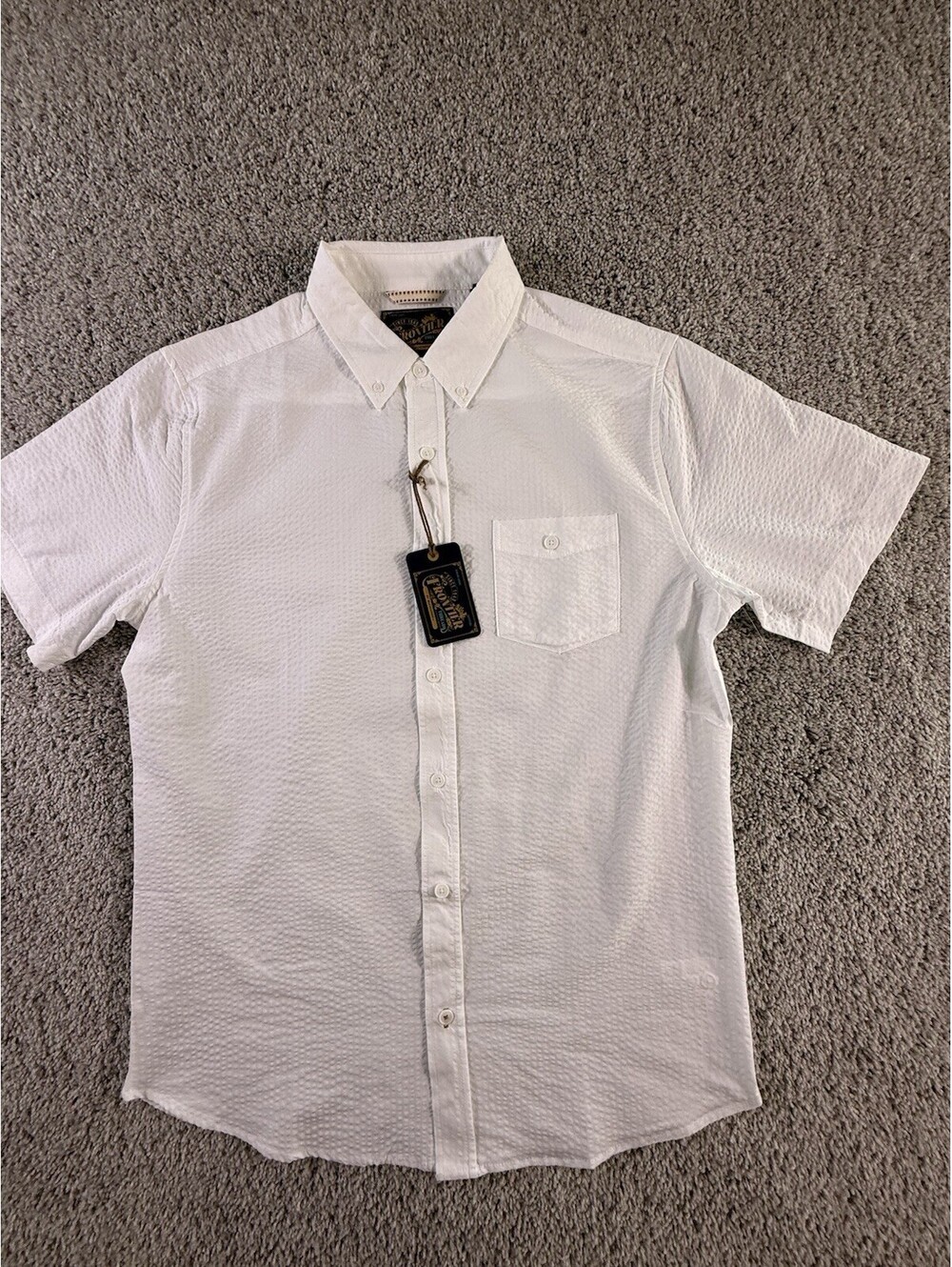 NWT Frontier Threads Weatherproof Men’s White Polo Size Medium